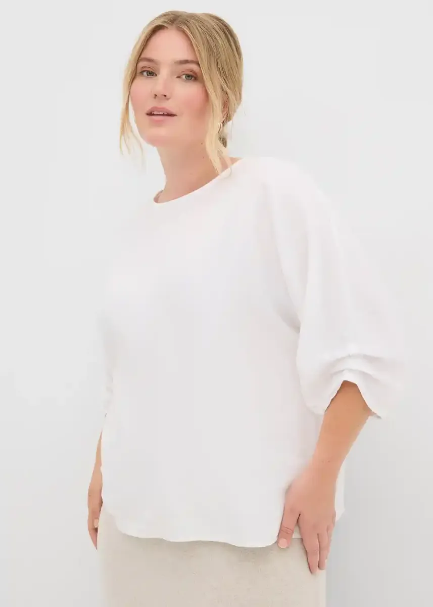 Bluza iz čistega bombažnega trikoja