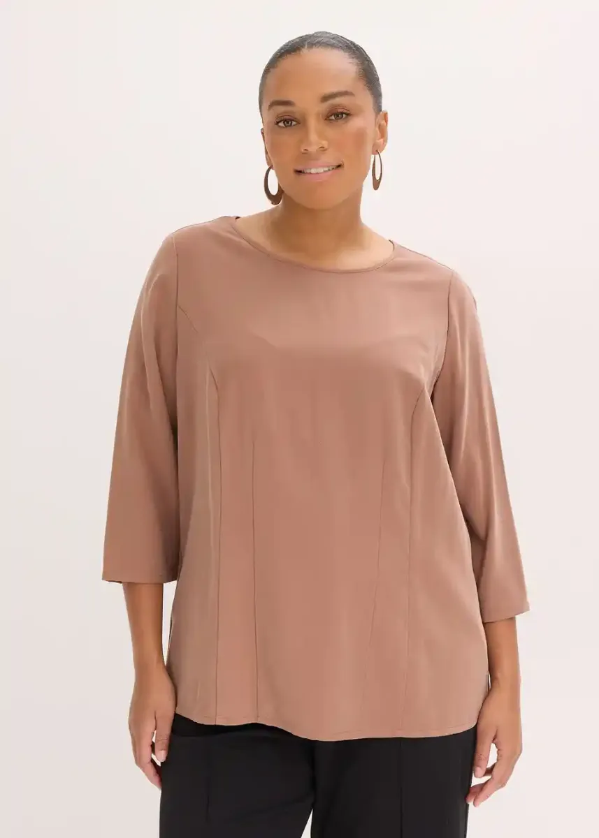 Bluza iz padajoče viskozne mešanice