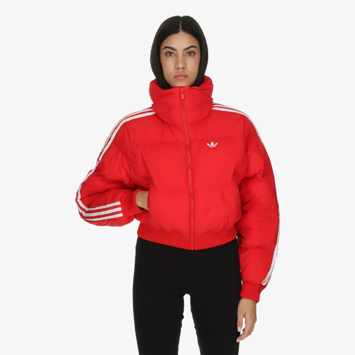 adidas JAKNA Adicolor Cropped Down Puffer