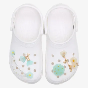 CROCS OBESKI ZA KLJUČE Blue Dainty Floral 5 Pack