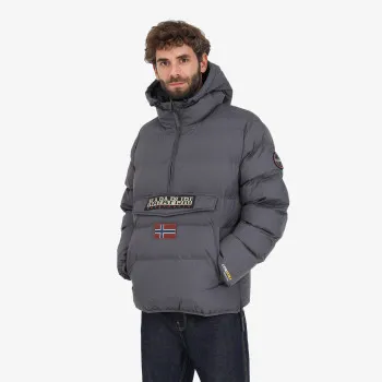 NAPAPIJRI JAKNA RAINFOREST OP WI PUF DARK GREY SOLID