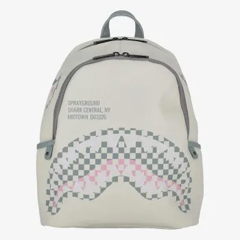 SPRAYGROUND Nahrbtnik CREAM CHECK SHARK CENTRAL SAVAGE