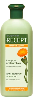 Šampon Recept Sensitive Action, 400 ml