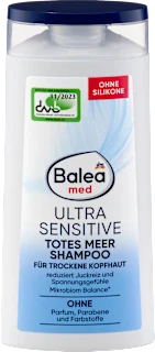 Šampon ULTRA SENSITIVE s soljo Mrtvega morja, 250 ml