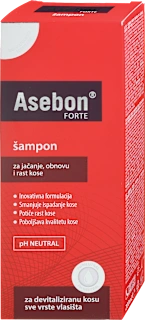 Šampon za krepitev, obnovo in rast las, 200 ml