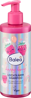 Šampon za lažje razčesavanje las z vonjem malin, 250 ml