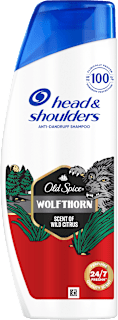 Šampon za lase proti prhljaju Old Spice Wolfthorn, 400 ml