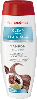 Šampon za normalne do mastne lase Clean & Moisture, 300 ml