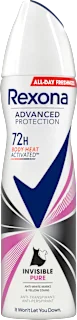 Antiperspirant v spreju Advanced Protection Invisible Pure, 150 ml
