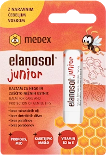 Balzam za ustnice Elanosol Junior, 4,5 g