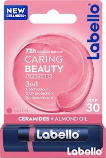 Balzam za ustnice in lica Caring Beauty Rose, ZF 30, 4,8 g