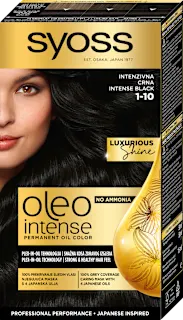 Barva za lase 1-10 intenzivno črna, 1 kos