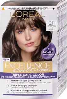 Barva za lase, 6.11 Ultra Ash Dark Blonde, 1 kos