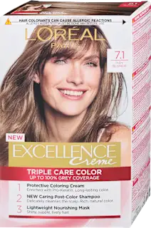 Barva za lase, 7.1 Ash Blonde, 1 kos