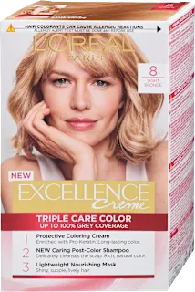 Barva za lase, 8 Light Blonde, 1 kos