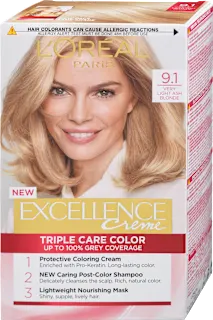 Barva za lase, 9.1 Zelo svetlo pepelnato blond, 1 kos