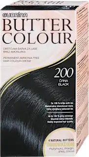 Barva za lase Butter Colour, 200 Črna, 1 kos