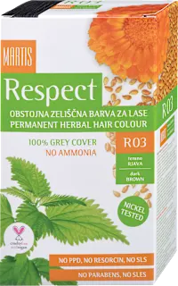 Barva za lase R03 Temno rjava, 1 kos
