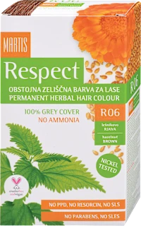 Barva za lase R06 Lešnikovo rjava, 1 kos