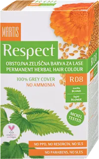 Barva za lase R08 Svetlo blond, 1 kos