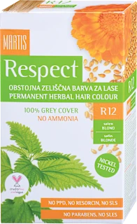 Barva za lase R12 Saten blond, 1 kos