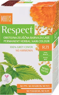 Barva za lase R21 Kana rdeča, 1 kos