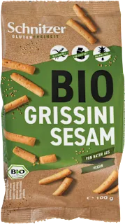 Bio brezglutenski grissini s sezamom, 100 g