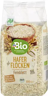 Bio drobni polnozrnati ovseni kosmiči, 500 g