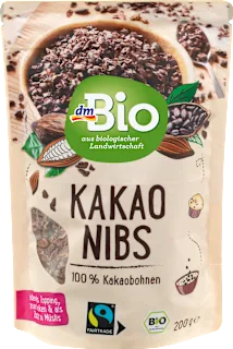 Bio fermentirani in praženi koščki kakava, 200 g