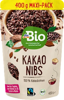 Bio fermentirani in praženi koščki kakava, MAXI pakiranje, 400 g