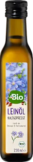 Bio jedilno nerafinirano laneno olje, hladno stiskano, 250 ml