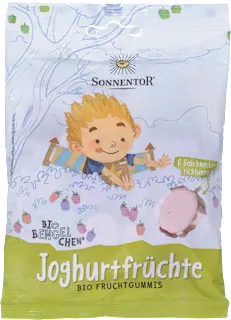 Bio jogurtovi sadni gumijevi bonboni, 100 g