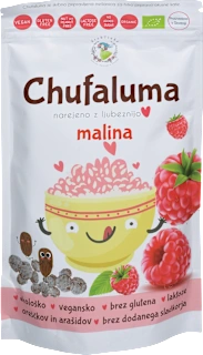 Bio kaša z okusom maline Chufaluma, 400 g