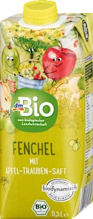 Bio komarčkov čaj z jabolčnim in grozdnim sokom, 500 ml