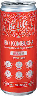 BIO Kombucha z okusom gozdnih sadežev, 330 ml