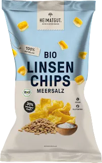 Bio lečin čips z morsko jodirano soljo, 75 g