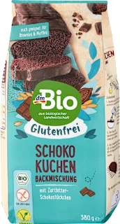 Bio mešanica za pripravo čokoladnega peciva, brez glutena, 380 g