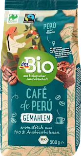 Bio mleta pražena kava iz Peruja, 500 g