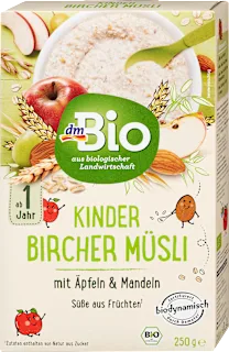 Bio muesli s pirinimi in ovsenimi kosmiči, od dopolnjenega 1. leta, 250 g