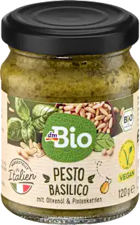 Bio omaka pesto z baziliko in s pinjolami, 120 g