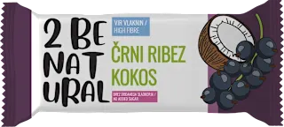 Bio ovsena ploščica črni ribez, kokos, 40 g