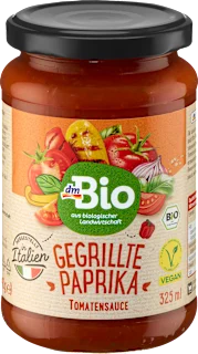 Bio paradižnikova omaka s papriko z žara, 325 ml