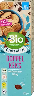 Bio piškoti s čokoladnim polnilom brez glutena, 225 g
