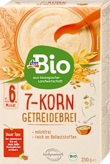 Bio polnozrnata žitna kašica, po dopolnjenem 6. mesecu starosti, 250 g