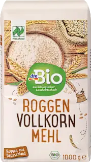 Bio polnozrnata ržena moka, 1 kg