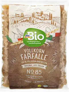 Bio polnozrnati metuljčki Farfalle, 500 g
