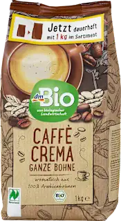Bio pražena kava v celih zrnih CAFFÈ CREMA, 1 kg