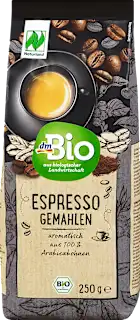 Bio pražena mleta kava za espresso, 250 g