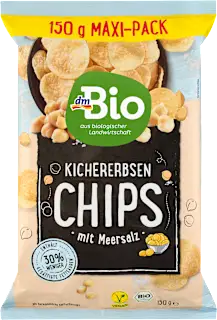 Bio prigrizek iz čičerike z morsko soljo, MAXI pakiranje, 150 g