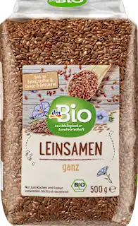 Bio rjavo laneno seme, celo, 500 g